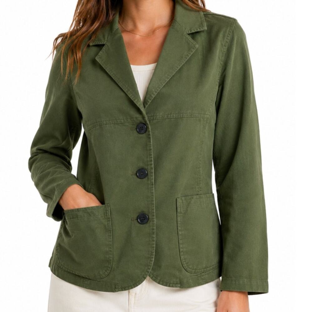 Barena Venezia Blazer Jacket Made In Italy Olive Green Minimalist Quiet Luxury 8